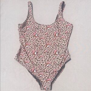 Buccees Leopard Print Women’s One Piece Swimsuit